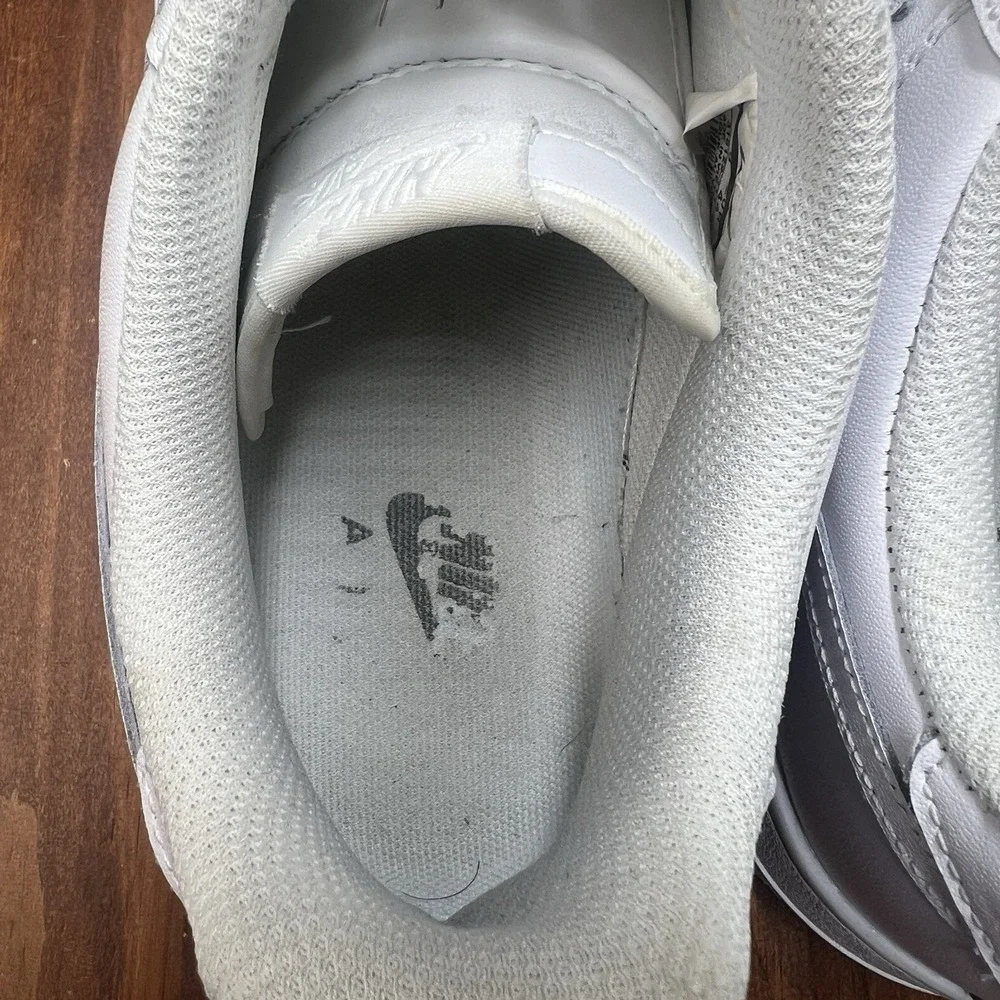 Nike Air Force 1 Low White Leather Sneakers Men's Size 10 Shoes AF1